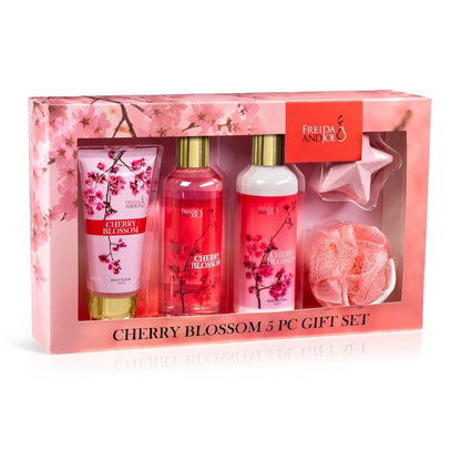 Cherry Blossom Bath & Body Collection Spa Gift Box